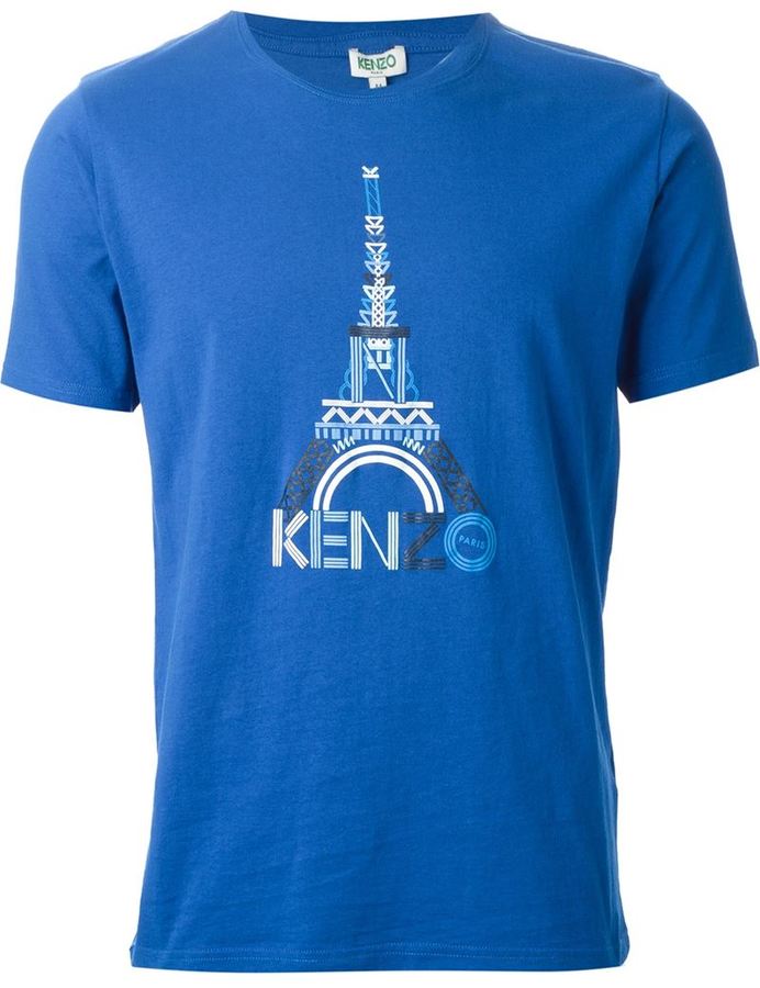 Kenzo Eiffel Tower T Shirt, $145 farfetch.com | Lookastic