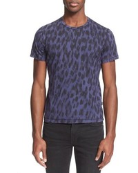 Just Cavalli Leopard Print T Shirt