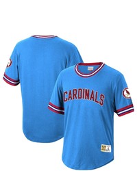 Mitchell & Ness Light Blue St Louis Cardinals Cooperstown Collection Wild Pitch Jersey T Shirt