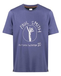 Paul Smith Logo Graphic Print T Shirt