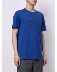 Emporio Armani Logo Print Cotton T Shirt