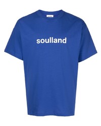 Soulland Logo Print Cotton T Shirt