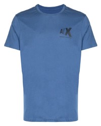 Armani Exchange Logo Print Cotton T Shirt