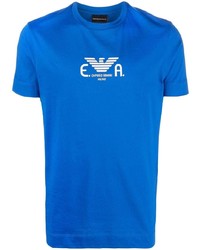 Emporio Armani Logo Print Crewneck T Shirt