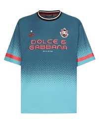 Dolce & Gabbana Logo Print Football T Shirt