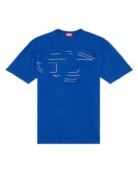Diesel Logo Print Layered Effect T Shirt