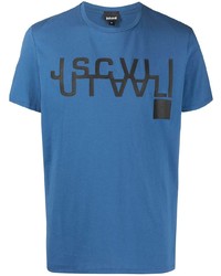 Just Cavalli Logo Print Short Sleeved T Shirt