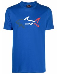 Paul & Shark Logo Printed T Shirt