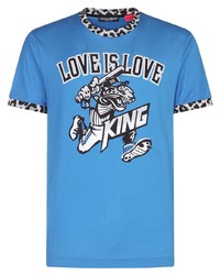 Dolce & Gabbana Love Is Love King Print T Shirt