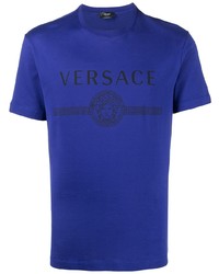 Versace Medusa Print Short Sleeve T Shirt