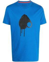 Moose Knuckles Motif Print T Shirt
