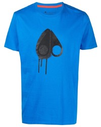 Moose Knuckles Motif Print T Shirt