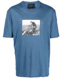 Limitato Photograph Print Cotton T Shirt