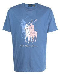 Polo Ralph Lauren Polo Pony Print Cotton T Shirt