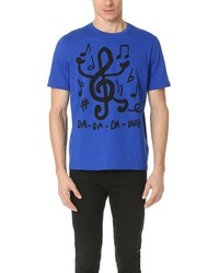 Paul Smith Ps By Regular Fit Tee With Music Note Print