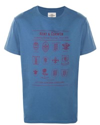 Kent & Curwen Short Sleeve Crest Print T Shirt