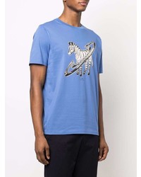 PS Paul Smith Space Zebra Graphic T Shirt