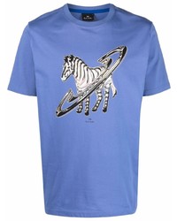 PS Paul Smith Space Zebra Graphic T Shirt