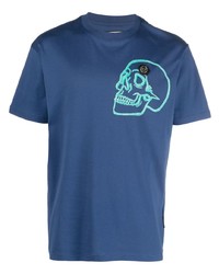 Philipp Plein Ss Skull Logo Patch T Shirt