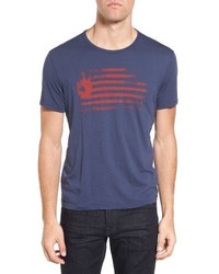 John Varvatos Star Usa Peace Flag Graphic T Shirt