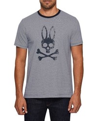 Psycho Bunny Stripe Logo Graphic T Shirt