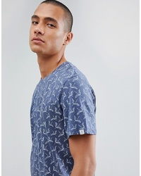 Tom Tailor T Shirt In All Over Bird Print