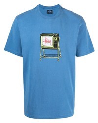 Stussy Television Logo T Shirt