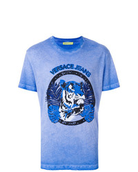 Versace Jeans Tiger Print T Shirt