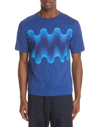 Dries Van Noten Welle Wave Print T Shirt