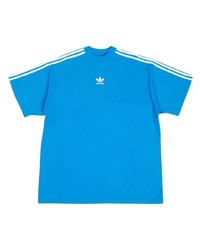 Balenciaga X Adidas Logo Print Cotton T Shirt