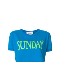 Alberta Ferretti Sunday Cropped T Shirt
