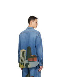 Loewe Blue Ken Price Edition Denim La Overshirt Jacket