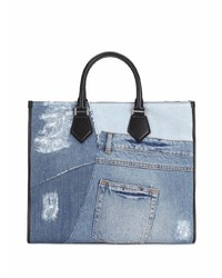 Dolce & Gabbana Patchwork Jeans Tote Bag