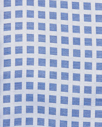 English Laundry Square Print Cotton Dress Shirt Navy