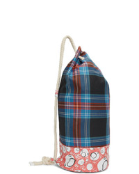 Charles Jeffrey Loverboy Blue And Red Screaming Suns Duffle Bag