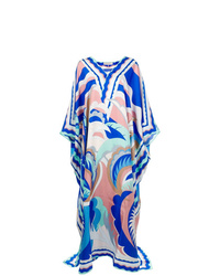 Emilio Pucci Acapulco Print Long Kaftan Dress