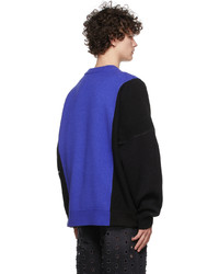 We11done Blue Acrylic Sweater