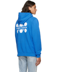 Benjamin Edgar Blue Dot Logo Hoodie