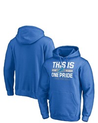 FANATICS Branded Blue Detroit Lions Hometown Collection This Is One Pride Pullover Hoodie At Nordstrom