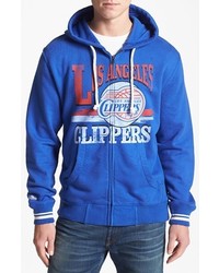 Mitchell & Ness La Clippers Hoodie Blue Large