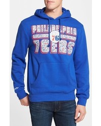 Mitchell & Ness Philadelphia 76ers Bold Block Tailored Fit Hoodie