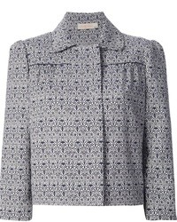 Tory Burch Cropped Printed Jacket
