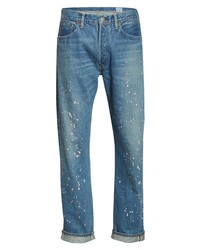 orSlow 105 Paint Splatter Standard Fit Jeans