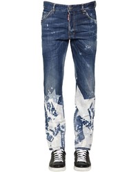 DSQUARED2 165cm Star Printed Stretch Jeans