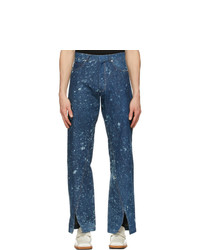 Bianca Saunders Blue Slit Cuff Lexxus Jeans