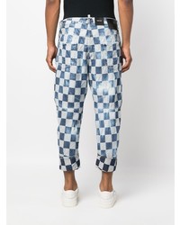 DSQUARED2 Checkerboard Cropped Jeans