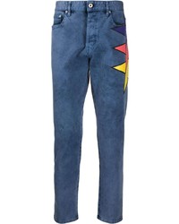 Just Cavalli Colour Block Print Jeans