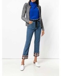 Isa Arfen Contrast Turn Up Jeans