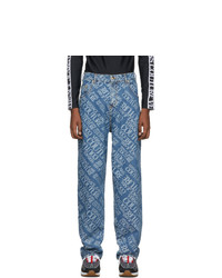 VERSACE JEANS COUTURE Couture Indigo Baggy Jeans
