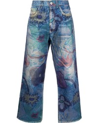 Our Legacy Graphic Print Straight Leg Jeans